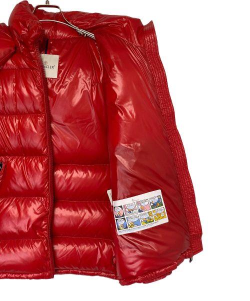 MONCLER（モンクレール）MONCLER (モンクレール) MAIRE/ダウンコート レッド サイズ:1の古着・服飾アイテム