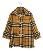 BURBERRYバーバリー）の古着「×Gosha Rubchinskiy(ゴーシャ・ラブチンスキー) ノバチェックダッフルコート」｜ブラウン