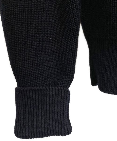 Dior（ディオール）Dior (ディオール) ハーフジップニットセーター ネイビー サイズ:Lの古着・服飾アイテム