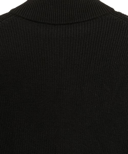 Dior（ディオール）Dior (ディオール) ハーフジップニットセーター ネイビー サイズ:Lの古着・服飾アイテム