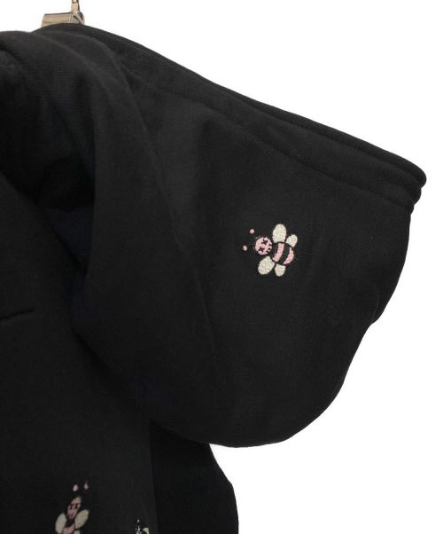 Dior（ディオール）Dior (ディオール) ×KAWS(カウズ) BEE刺繍ジップアップパーカー ブラック サイズ:Sの古着・服飾アイテム