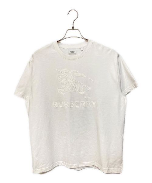 BURBERRY（バーバリー）BURBERRY (バーバリー) タオルプリントTシャツ ホワイト サイズ:Sの古着・服飾アイテム