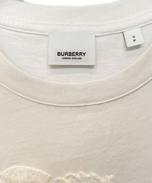 BURBERRY（バーバリー）BURBERRY (バーバリー) タオルプリントTシャツ ホワイト サイズ:Sの古着・服飾アイテム