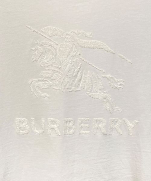 BURBERRY（バーバリー）BURBERRY (バーバリー) タオルプリントTシャツ ホワイト サイズ:Sの古着・服飾アイテム