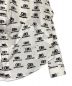 中古・古着 BALENCIAGA (バレンシアガ) 総柄シャツ ホワイト×ブラック サイズ:34：59800円
