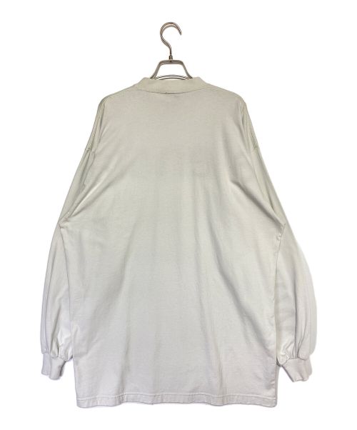 BALENCIAGA（バレンシアガ）BALENCIAGA (バレンシアガ) 刺繍ロゴTシャツ ホワイト サイズ:Lの古着・服飾アイテム