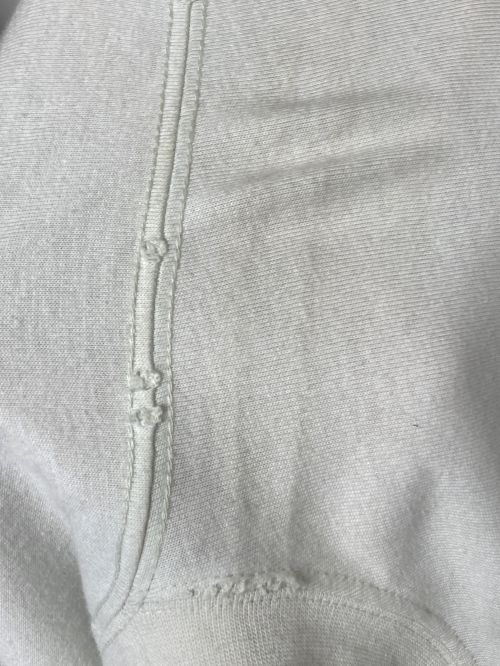 BALENCIAGA（バレンシアガ）BALENCIAGA (バレンシアガ) 刺繍ロゴTシャツ ホワイト サイズ:Lの古着・服飾アイテム