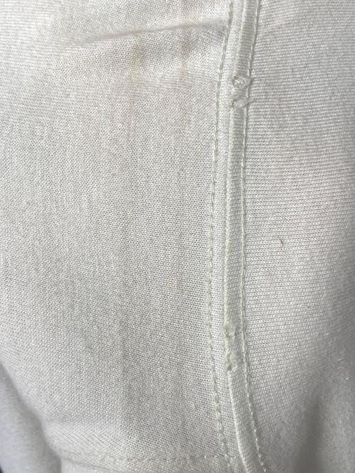 BALENCIAGA（バレンシアガ）BALENCIAGA (バレンシアガ) 刺繍ロゴTシャツ ホワイト サイズ:Lの古着・服飾アイテム