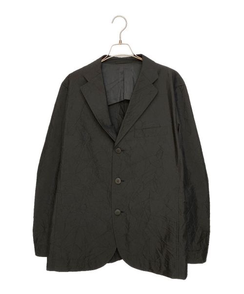 ISSEY MIYAKE MEN（イッセイミヤケメン）ISSEY MIYAKE MEN (イッセイミヤケメン) 皺加工テーラードジャケット ブラック サイズ:4の古着・服飾アイテム