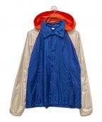 GUCCIグッチ）の古着「GG JACQUARD NYLON JACKET」｜ブルー