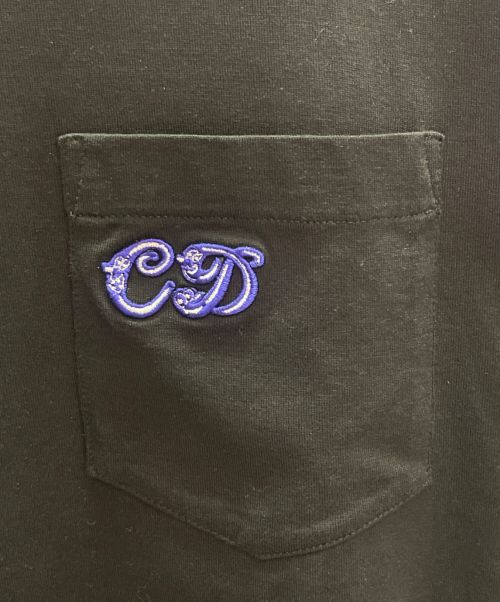 Dior（ディオール）Dior (ディオール) CDロゴ 刺繍 Tシャツ ブラック サイズ:XXSの古着・服飾アイテム