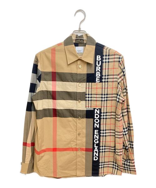 BURBERRY（バーバリー）BURBERRY (バーバリー) ラバープリントシャツ ブラック サイズ:XSの古着・服飾アイテム