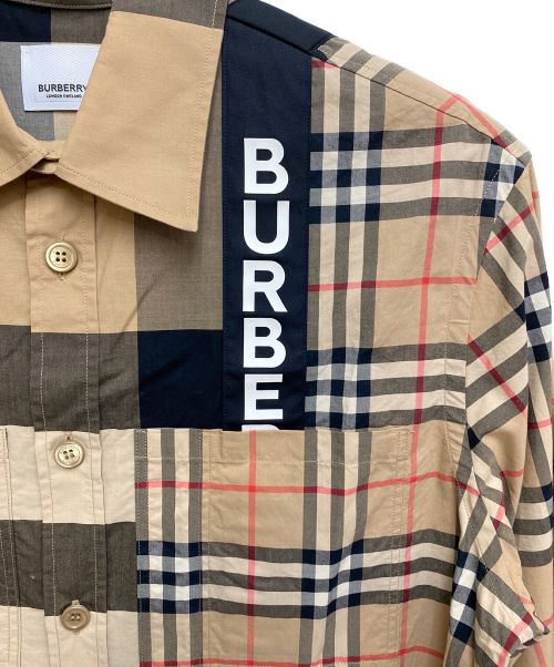 BURBERRY（バーバリー）BURBERRY (バーバリー) ラバープリントシャツ ブラック サイズ:XSの古着・服飾アイテム