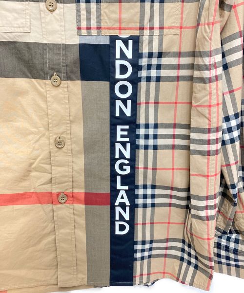 BURBERRY（バーバリー）BURBERRY (バーバリー) ラバープリントシャツ ブラック サイズ:XSの古着・服飾アイテム