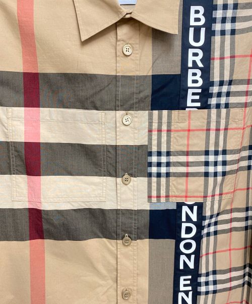 BURBERRY（バーバリー）BURBERRY (バーバリー) ラバープリントシャツ ブラック サイズ:XSの古着・服飾アイテム