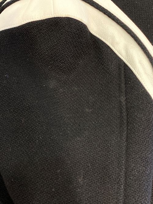 Saint Laurent Paris（サンローランパリ）Saint Laurent Paris (サンローランパリ) TEDDY JACKET(テディジャケット) ブラック サイズ:46の古着・服飾アイテム
