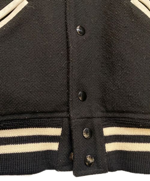 Saint Laurent Paris（サンローランパリ）Saint Laurent Paris (サンローランパリ) TEDDY JACKET(テディジャケット) ブラック サイズ:46の古着・服飾アイテム