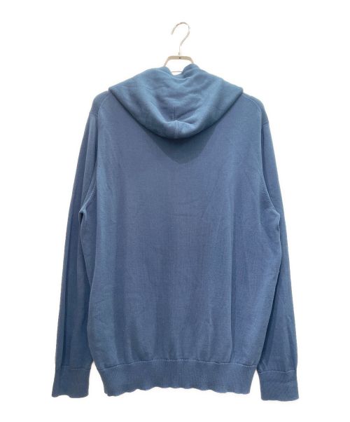LOUIS VUITTON（ルイ ヴィトン）LOUIS VUITTON (ルイ ヴィトン) LVロゴニットパーカー ブルー サイズ:Lの古着・服飾アイテム