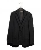 ISSEY MIYAKEイッセイミヤケ）の古着「ベロアパイピングテーラードジャケット/06AW/Archive」｜ブラック