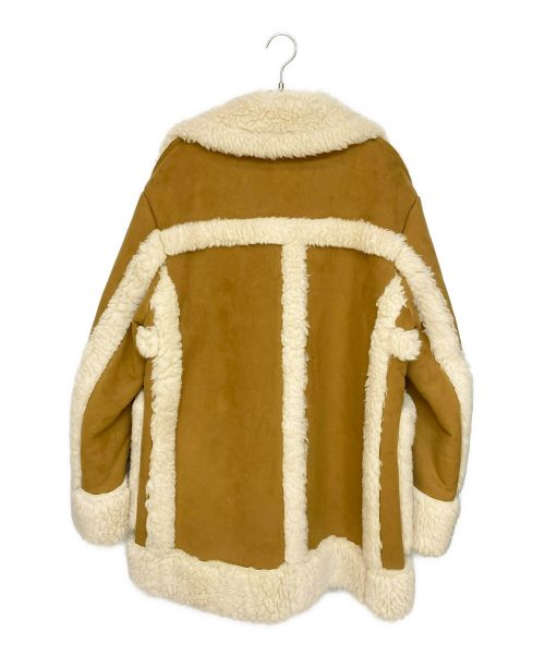 sacai（サカイ）sacai (サカイ) ムートンコート ブラウン サイズ:2の古着・服飾アイテム