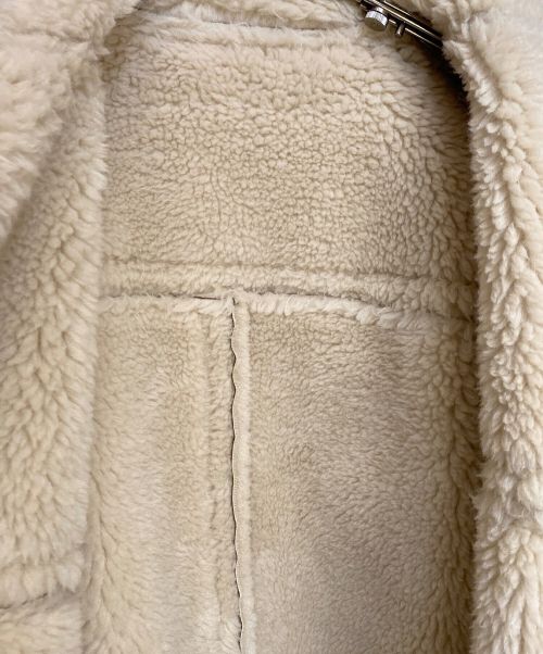 sacai（サカイ）sacai (サカイ) ムートンコート ブラウン サイズ:2の古着・服飾アイテム