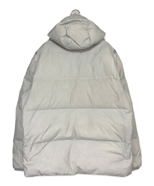 STONE ISLAND（ストーンアイランド）STONE ISLAND (ストーンアイランド) ガーメントダイナイロンレップスフーデッドダウン ライトブルー サイズ:XLの古着・服飾アイテム