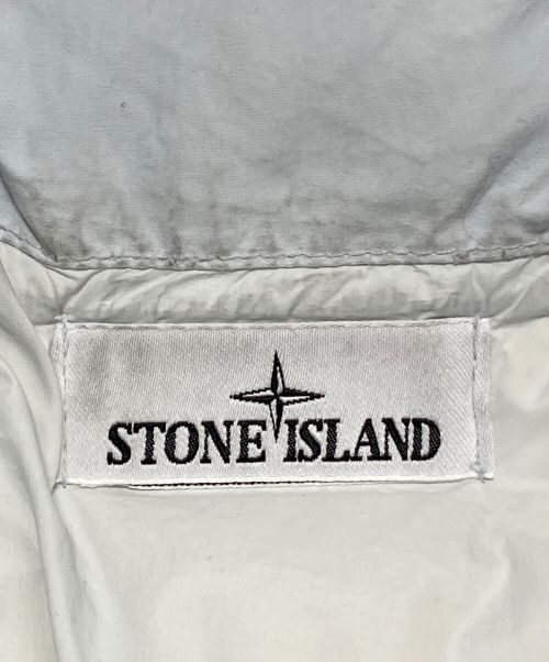 STONE ISLAND（ストーンアイランド）STONE ISLAND (ストーンアイランド) ガーメントダイナイロンレップスフーデッドダウン ライトブルー サイズ:XLの古着・服飾アイテム