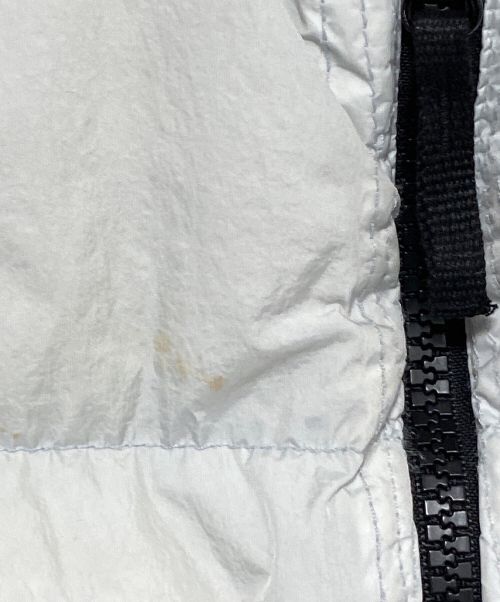 STONE ISLAND（ストーンアイランド）STONE ISLAND (ストーンアイランド) ガーメントダイナイロンレップスフーデッドダウン ライトブルー サイズ:XLの古着・服飾アイテム