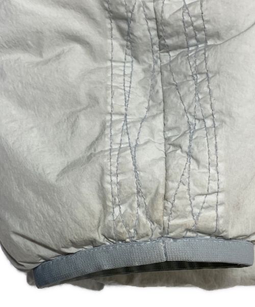 STONE ISLAND（ストーンアイランド）STONE ISLAND (ストーンアイランド) ガーメントダイナイロンレップスフーデッドダウン ライトブルー サイズ:XLの古着・服飾アイテム