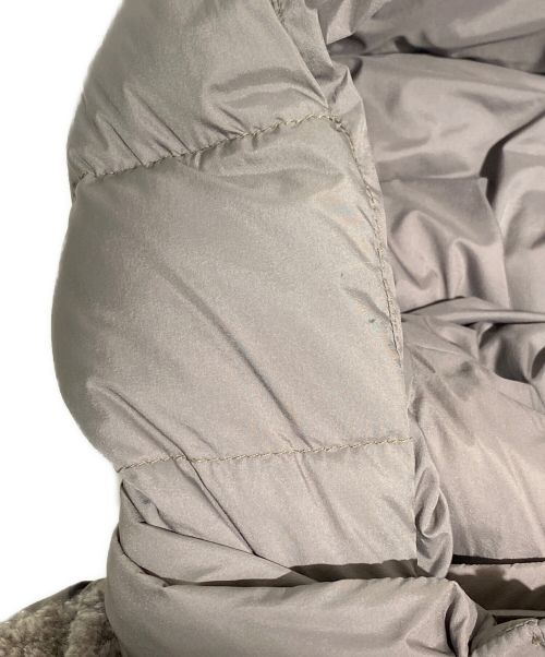 MOORER（ムーレー）MOORER (ムーレー) Mouton Switching Down Coat（ムートンスイッチングダウンコート） グレー サイズ:40の古着・服飾アイテム