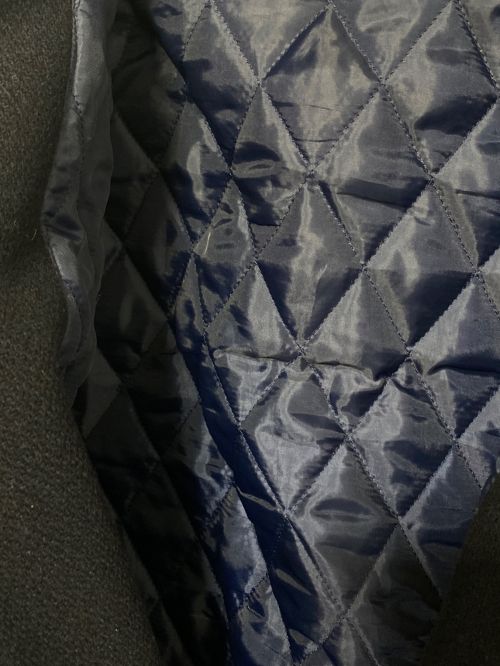 HUMAN MADE（ヒューマンメイド）HUMAN MADE (ヒューマンメイド) バーシティジャケット ネイビー×グレー サイズ:Lの古着・服飾アイテム