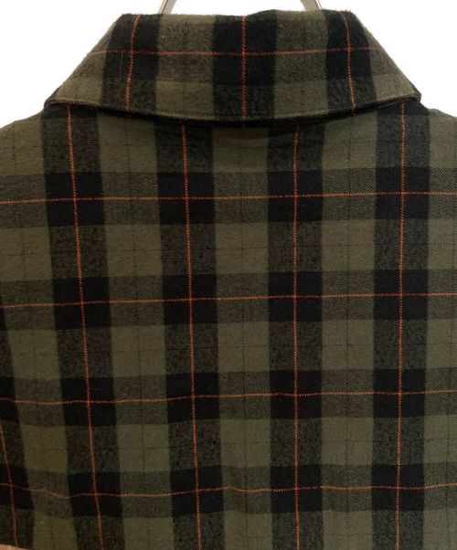 LOEWE（ロエベ）LOEWE (ロエベ) チェックネルシャツ グリーン×ピンク サイズ:38の古着・服飾アイテム