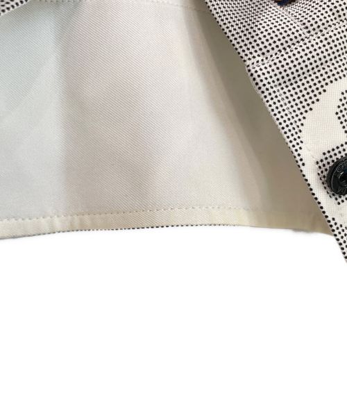 LOUIS VUITTON（ルイ ヴィトン）LOUIS VUITTON (ルイ ヴィトン) インバーテッド マヒナ モノグラム マスキュリン シャツ ライトグレー サイズ:34の古着・服飾アイテム
