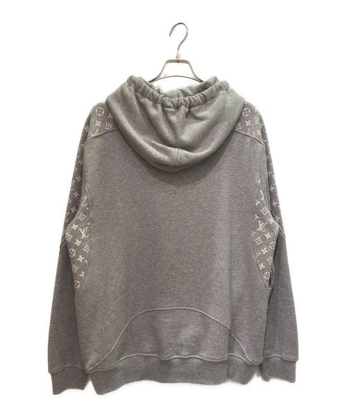 LOUIS VUITTON（ルイ ヴィトン）LOUIS VUITTON (ルイ ヴィトン) サークルパターンモノグラムパーカー グレー サイズ:Lの古着・服飾アイテム