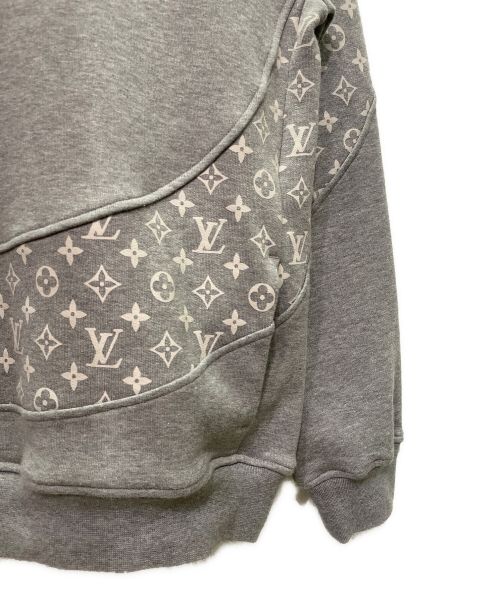 LOUIS VUITTON（ルイ ヴィトン）LOUIS VUITTON (ルイ ヴィトン) サークルパターンモノグラムパーカー グレー サイズ:Lの古着・服飾アイテム