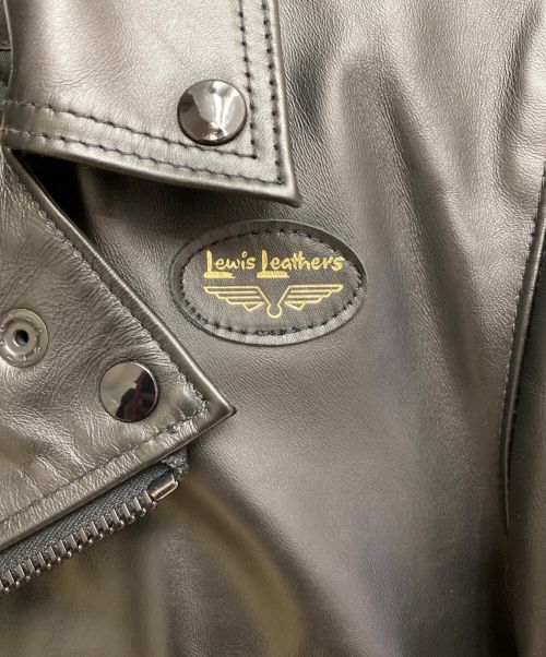 COMME des GARCONS BLACKMARKET（コムデギャルソンブラックマーケット）COMME des GARCONS BLACKMARKET (コムデギャルソンブラックマーケット) Lewis Leathers (ルイスレザース) レザーライダースジャケット ブラック サイズ:36の古着・服飾アイテム