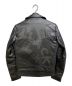 COMME des GARCONS BLACKMARKET (コムデギャルソンブラックマーケット) Lewis Leathers (ルイスレザース) レザーライダースジャケット ブラック サイズ:36：180000円