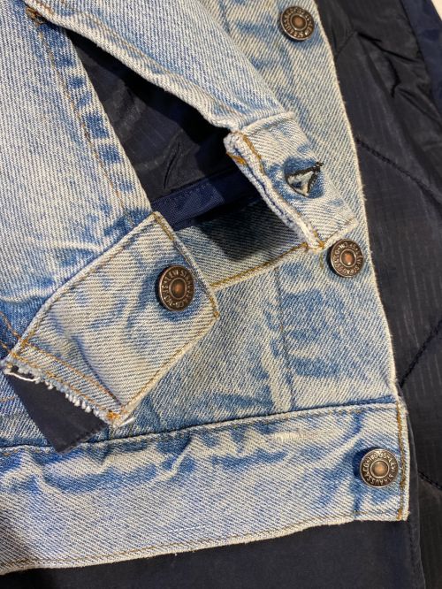 UNDERCOVER（アンダーカバー）UNDERCOVER (アンダーカバー) 22AW デニムジャケット ナイロンコート インディゴ サイズ:2の古着・服飾アイテム
