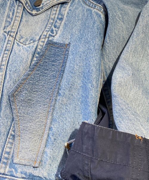 UNDERCOVER（アンダーカバー）UNDERCOVER (アンダーカバー) 22AW デニムジャケット ナイロンコート インディゴ サイズ:2の古着・服飾アイテム