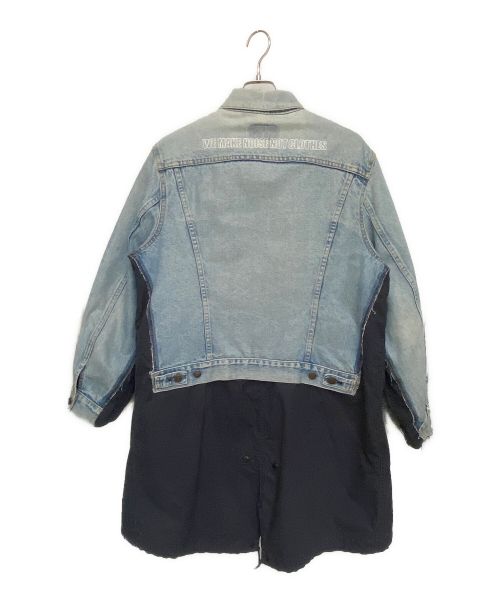 UNDERCOVER（アンダーカバー）UNDERCOVER (アンダーカバー) 22AW デニムジャケット ナイロンコート インディゴ サイズ:2の古着・服飾アイテム