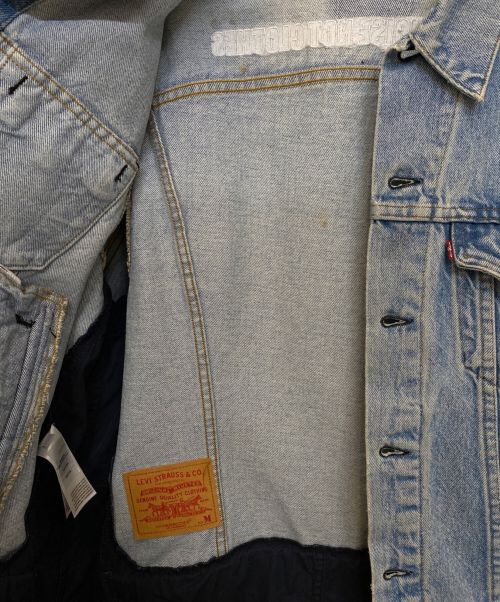 UNDERCOVER（アンダーカバー）UNDERCOVER (アンダーカバー) 22AW デニムジャケット ナイロンコート インディゴ サイズ:2の古着・服飾アイテム