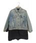 UNDERCOVER（アンダーカバー）の古着「22AW デニムジャケット ナイロンコート」｜インディゴ