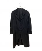 Yohji Yamamoto pour hommeヨウジヤマモト プールオム）の古着「22AW 前端つき合わせ6ボタンジャケット」｜ブラック
