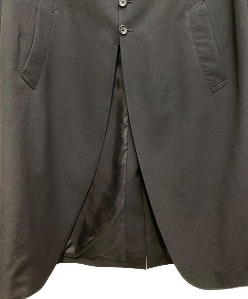Yohji Yamamoto pour homme（ヨウジヤマモト プールオム）Yohji Yamamoto pour homme (ヨウジヤマモト プールオム) 22AW 前端つき合わせ6ボタンジャケット ブラック サイズ:2の古着・服飾アイテム