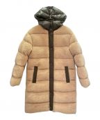MONCLERモンクレール）の古着「CHARAMILLON GIUBBOTTO /ダウンジャケット」｜アイボリー×オリーブ