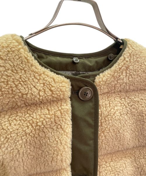 MONCLER（モンクレール）MONCLER (モンクレール) CHARAMILLON GIUBBOTTO /ダウンジャケット アイボリー×オリーブの古着・服飾アイテム