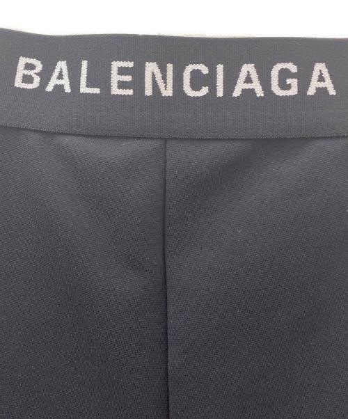 BALENCIAGA（バレンシアガ）BALENCIAGA (バレンシアガ) バックウエストロゴレギンスパンツ ブラック サイズ:38の古着・服飾アイテム