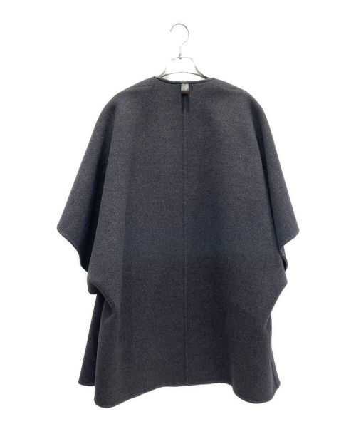 LOUIS VUITTON（ルイ ヴィトン）LOUIS VUITTON (ルイ ヴィトン) モノグラムウールポンチョ グレー サイズ:40の古着・服飾アイテム