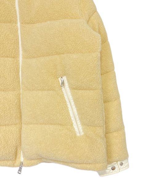 MONCLER（モンクレール）MONCLER (モンクレール) MICHON/ボアダウンジャケット アイボリー サイズ:4の古着・服飾アイテム