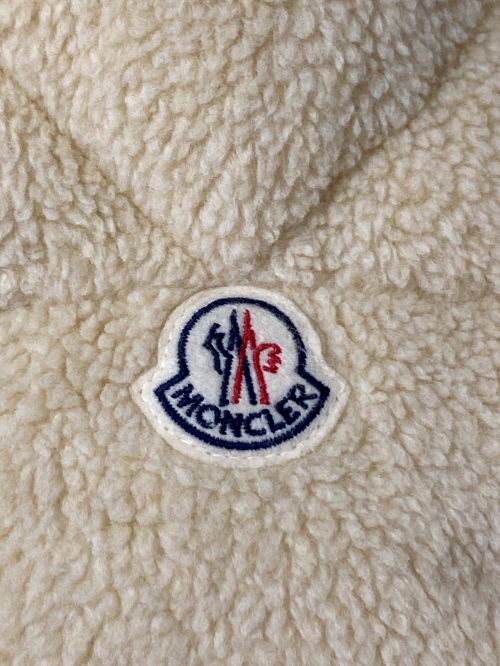 MONCLER（モンクレール）MONCLER (モンクレール) MICHON/ボアダウンジャケット アイボリー サイズ:4の古着・服飾アイテム